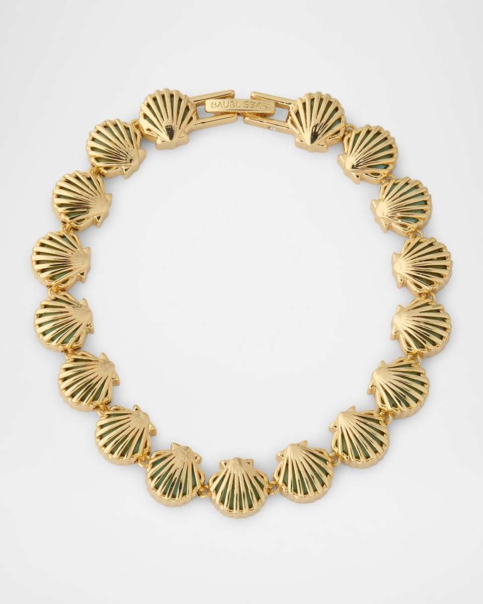 Beryl Shell Tennis Bracelet